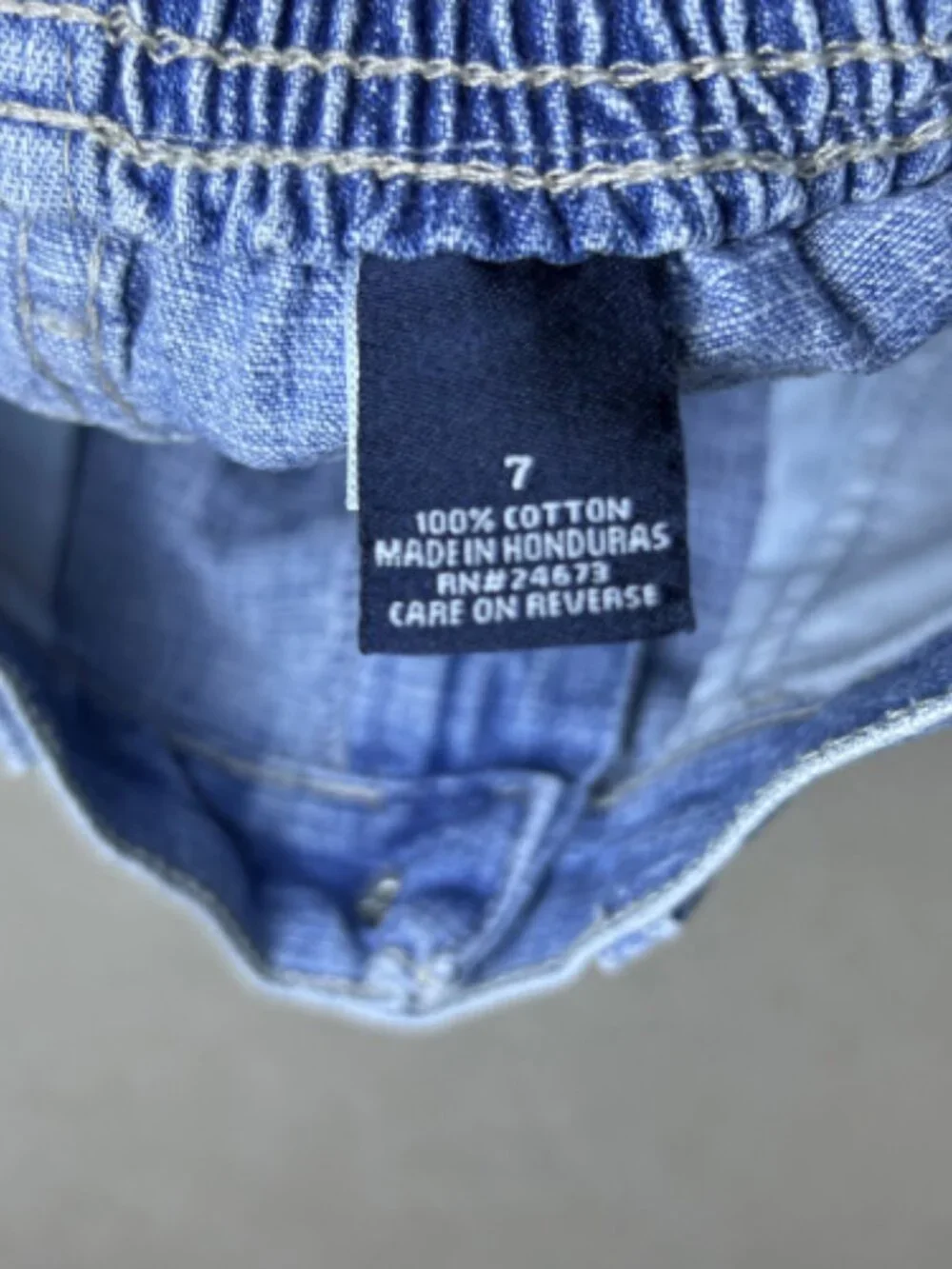 Vintage Americana Shooting Star Denim‎ Shorts Girls Size 7